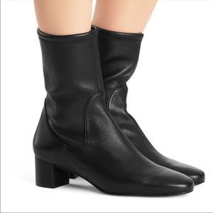 Stuart Weitzman Black Ankle Boots
